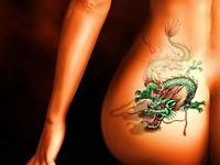 pic for Sexy Dragon Tatoo